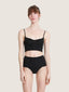 High waisted doubled swimsuit briefs