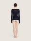 Maillot de bain jupe-short taille haute gold