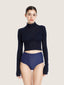 Culotte taille haute en mesh