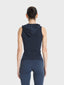 Hooded corset bra cut tank top