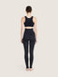 Legging ceinture large et détail coutures