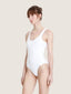 Athletic neoprene one piece open back bathing suit