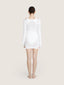 Athletic neoprene one piece open back bathing suit