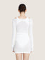 Athletic neoprene one piece open back bathing suit