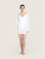 Athletic neoprene one piece open back bathing suit