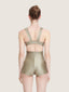 Maillot de bain jupe-short avec découpes