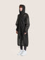 Unisex hi tec zip adjustable ripstop long transparent windbreaker