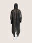 Unisex hi tec zip adjustable ripstop long transparent windbreaker