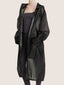Unisex hi tec zip adjustable ripstop long transparent windbreaker