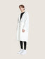 Unisex zip adjustable ripstop long windbreaker