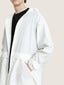 Unisex zip adjustable ripstop long windbreaker