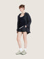Zip stretch taffeta adjustable windbreaker