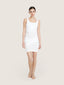 Tanked cotton knit dress midi length