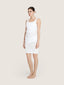 Tanked cotton knit dress midi length