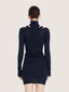 Three piece cotton knit mini dress