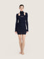 Three piece cotton knit mini dress