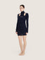 Three piece cotton knit mini dress