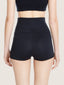 High waisted stitch mini shorts