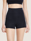 High waisted stitch mini shorts