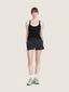 Unisex running stretch taffeta shorts zip pockets