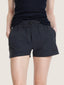 Unisex running stretch taffeta shorts zip pockets