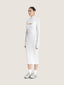 Long sleeve turtle neck cotton knit micro crop top