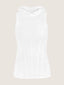 Débardeur en coton à capuche coupe corset