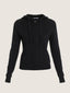 Pull à capuche détail corset