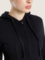 Pull à capuche détail corset