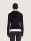 Pull à capuche détail corset