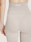 Legging taille large à surpiqûres style corset