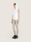 Hooded corset cut cotton tank top