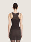 Wool knit mini tank dress | Ernest Leoty