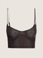 Bustier en tulle transparent