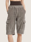 Unisex cargo velvet bermuda | Ernest Leoty