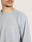 T-shirt manches longues oversize coutures apparentes