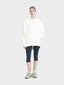 Oversized hoodie zipped back logo