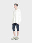 Oversized hoodie zipped back logo
