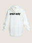 Sweat à capuche oversize avec logo