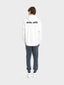 Oversized hoodie zipped back logo