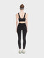 Long sport legging black belt