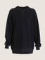Oversized sweater back logo