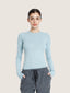 Long sleeve corset cut t shirt