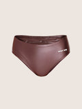 Lacquered swimsuit briefs