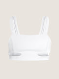 Neoprene cut out bikini top