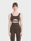Cut out sports bra