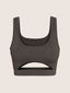 Brassière de sport avec découpe 