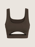 Cut out sports bra