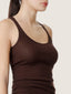 Cotton knit tank top