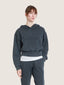 Sweat à capuche en coton avec logo imprimé au dos
